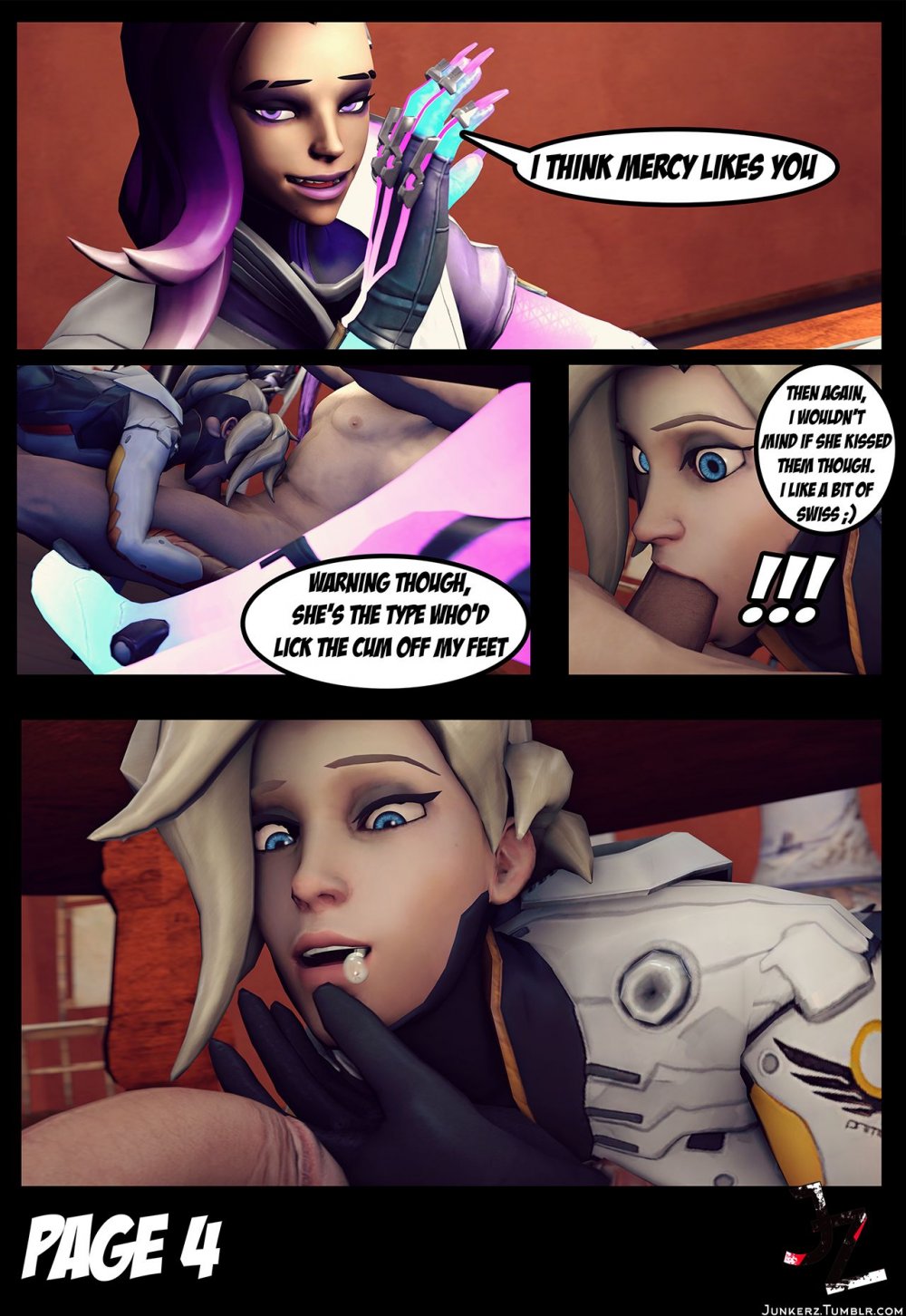 Underwatch BJ- Overwatch | 18+ Porn Comics