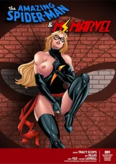Spiderman & Ms. Marvel - Tracy Scops Spiderman & Ms. Marvel – Tracy Scops