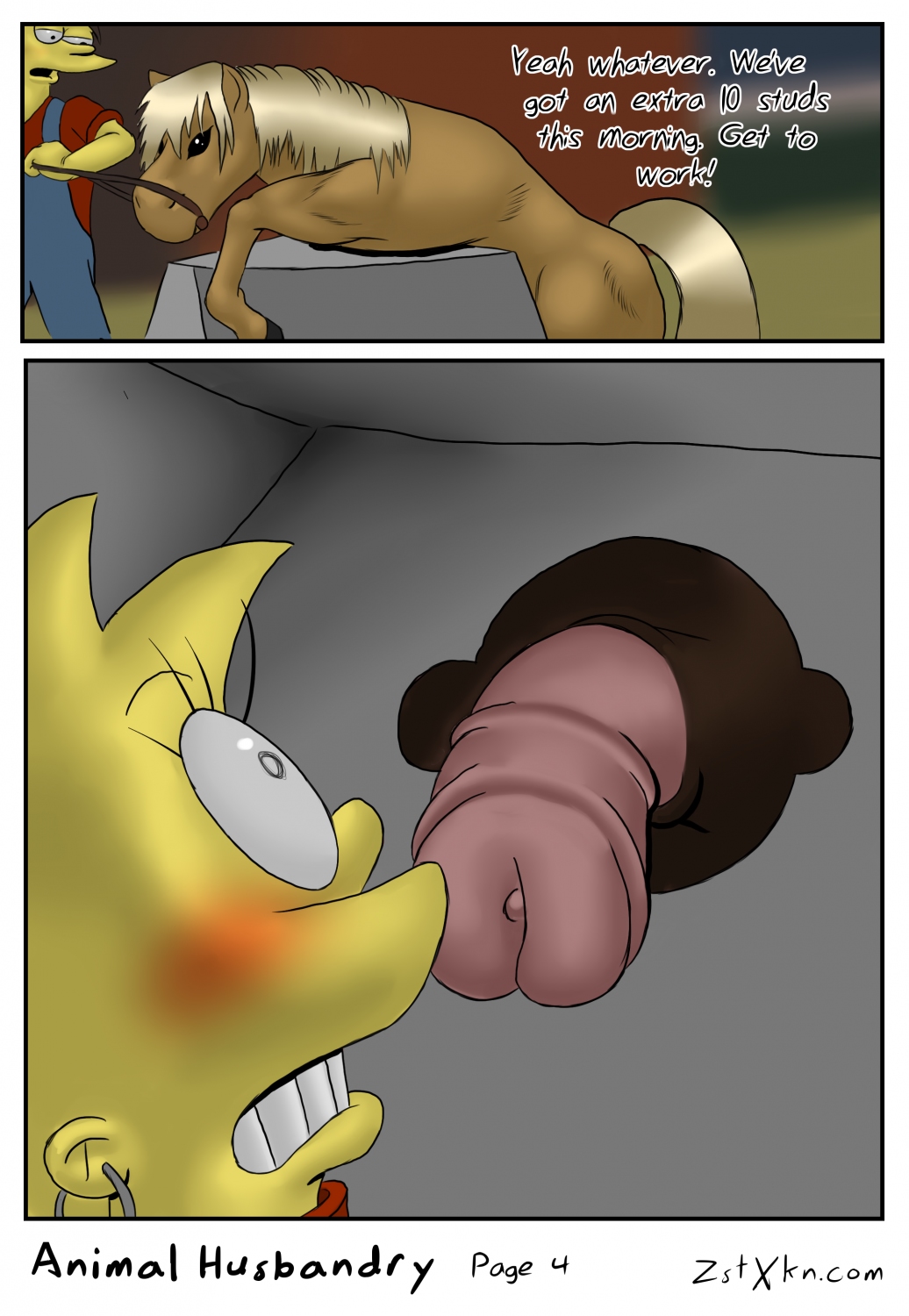 Breed by dog porn comic