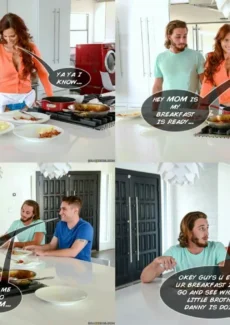 Mom vs 3 Son009