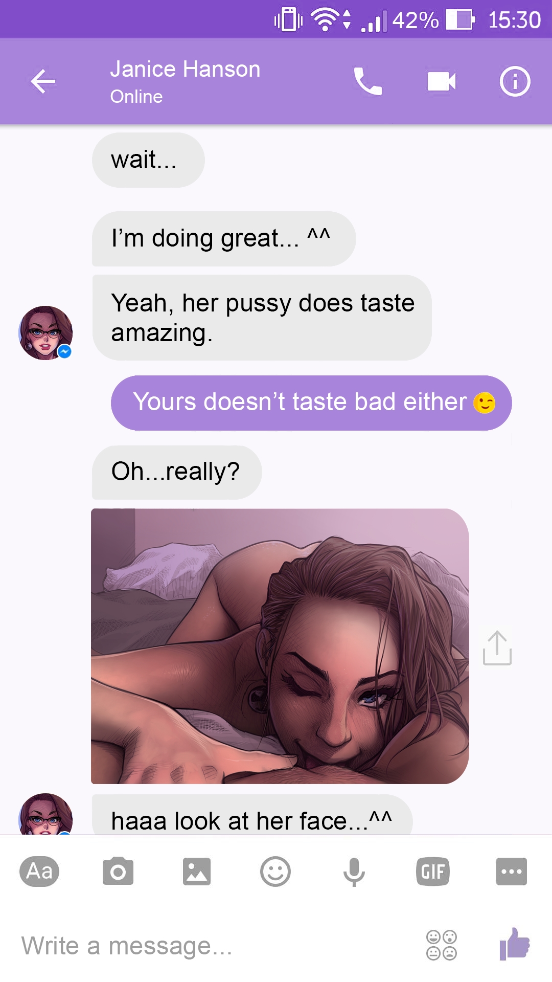 Chat with janecie porn comic