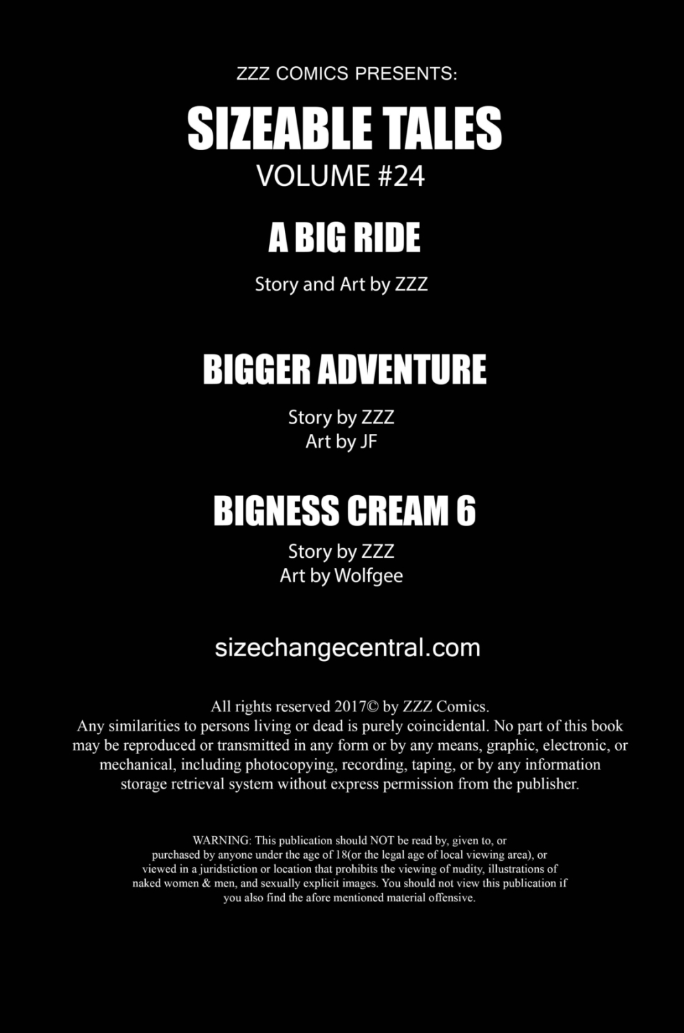 ZZZ- Sizeable Tales 24 - A Big Ride | 18+ Porn Comics