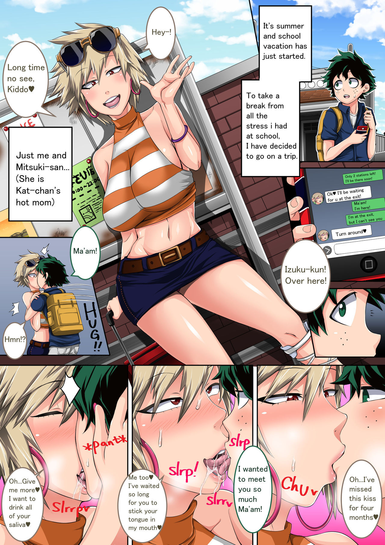 Summer Vacation With Bakugous Mom Hentai Comics Free Hot Sex Picture | Hot  Sex Picture