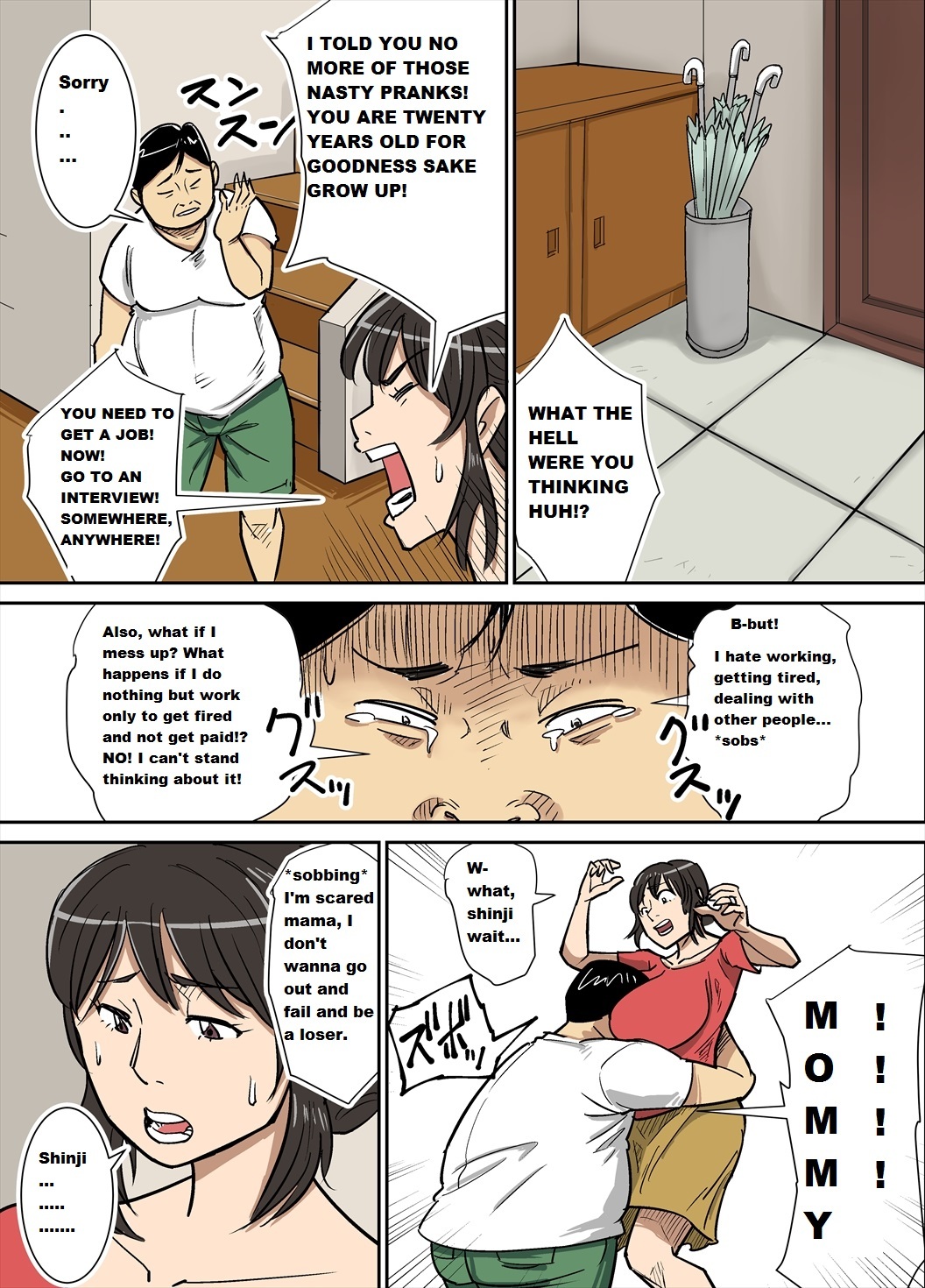 Shinji to Mama - Nobishiro | 18+ Porn Comics