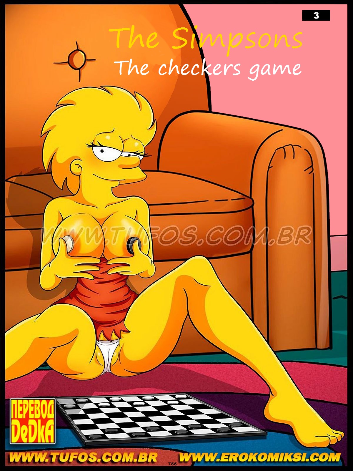 The Simpsons- Checkers Game- Croc.