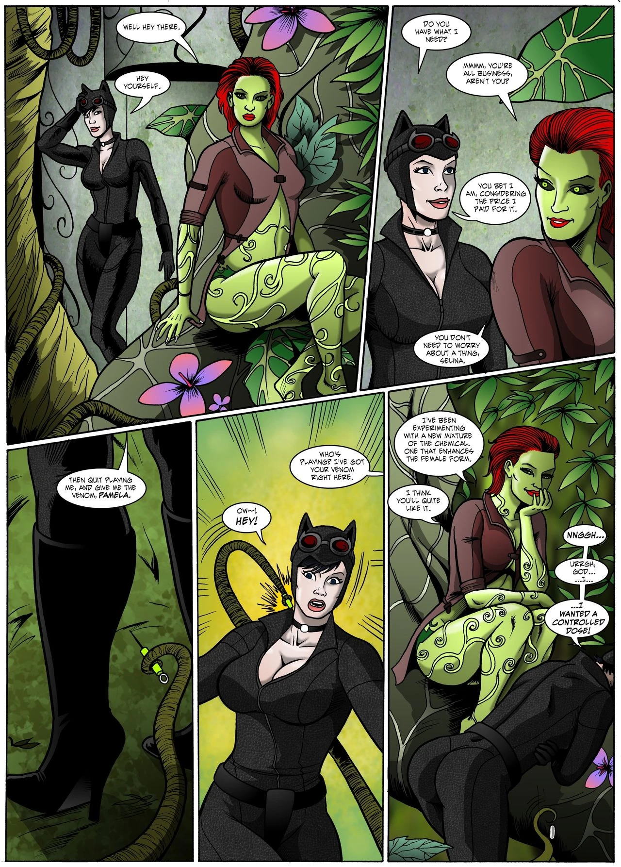 Catwoman Muscle Growth – Manic