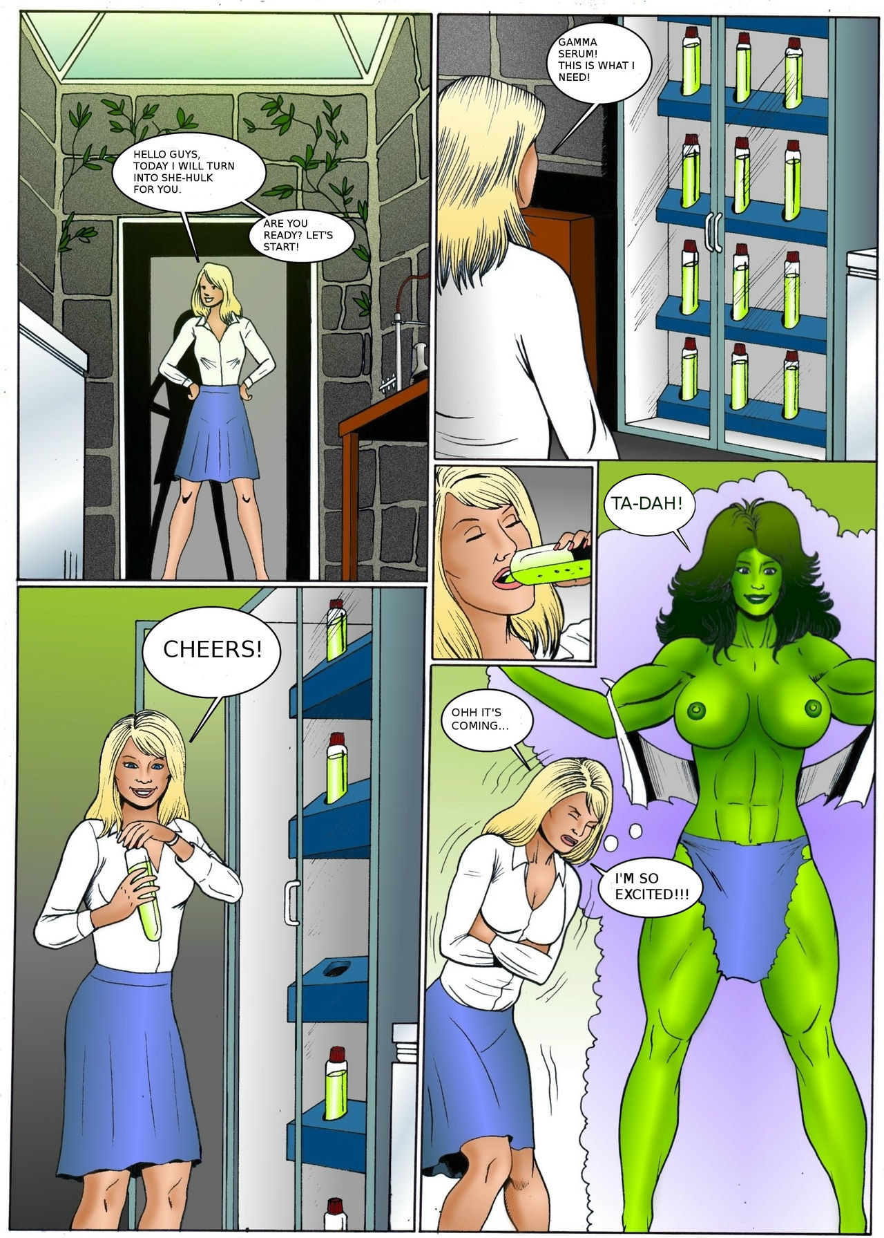 She Hulk Amazing Transformations Porn Comics