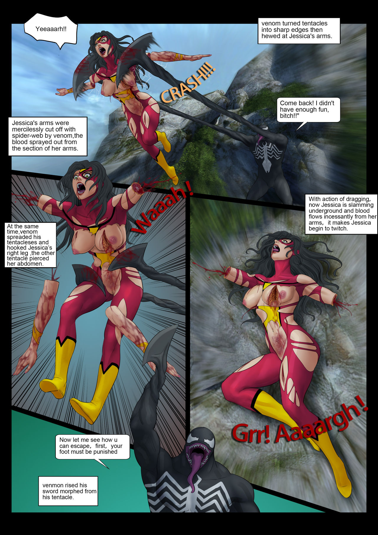 Superheroine Destroyed