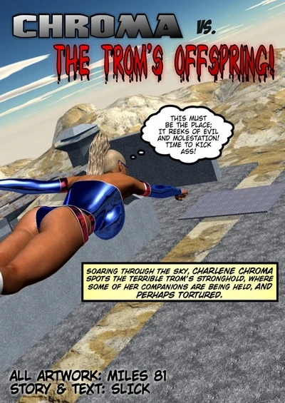 Chroma vs The Trom’s Offspring – Captured Heroines