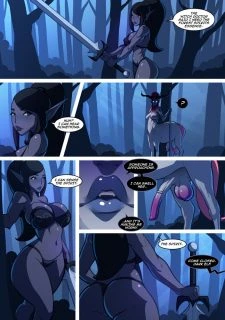 Pupuliini- Dark Elf and the Forest Spirit 01