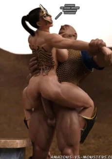 Making Peace- Amazons vs Monsters (24)