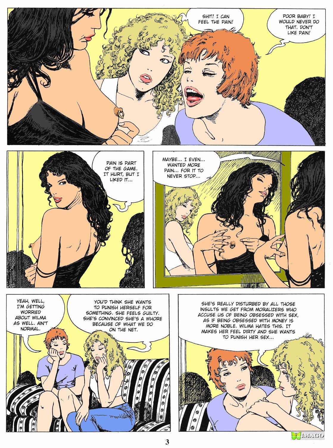 Piercing porn comics