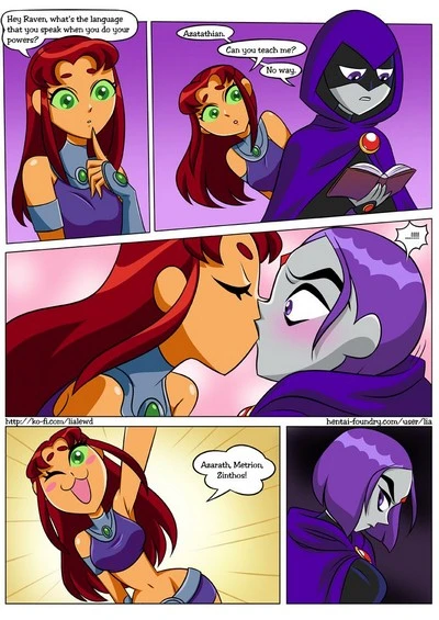Starfire’s Doom – Starfire x Raven Futa Comic- Lia (Teen Titans)