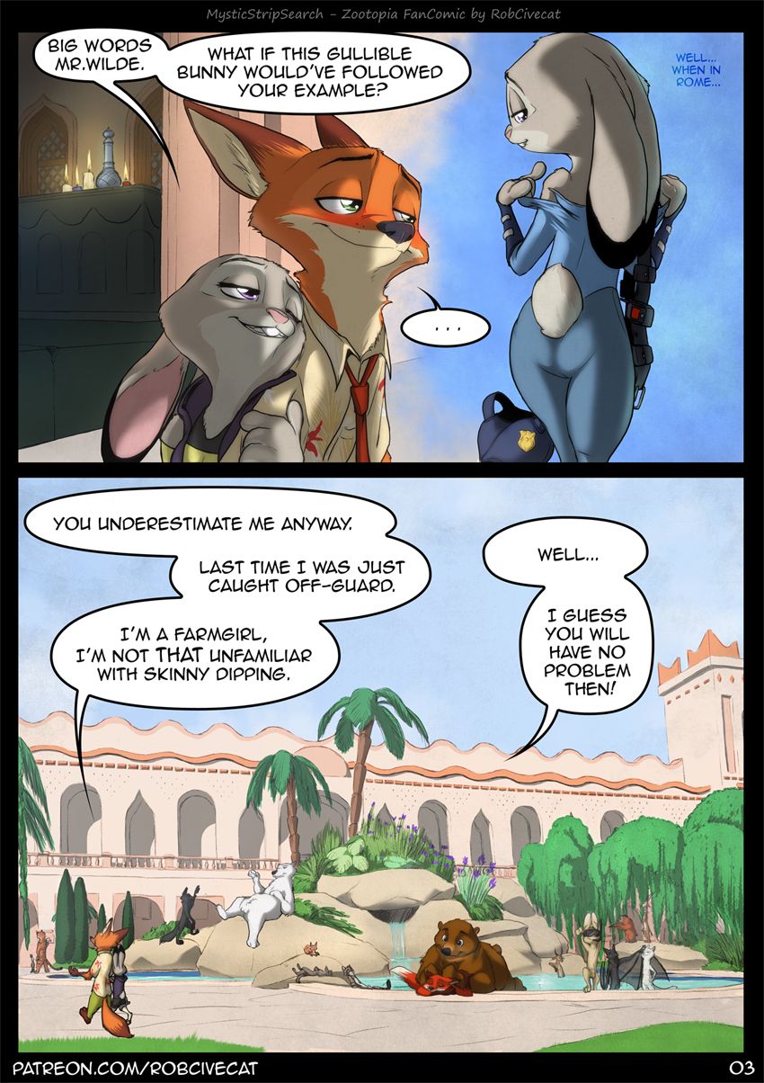 Mystic Strip Search (Zootopia) by Robcivecat | 18+ Porn Comics