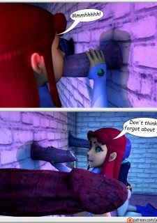 Teen Titans- Raven and Starfire and The alien gloryhole (8)
