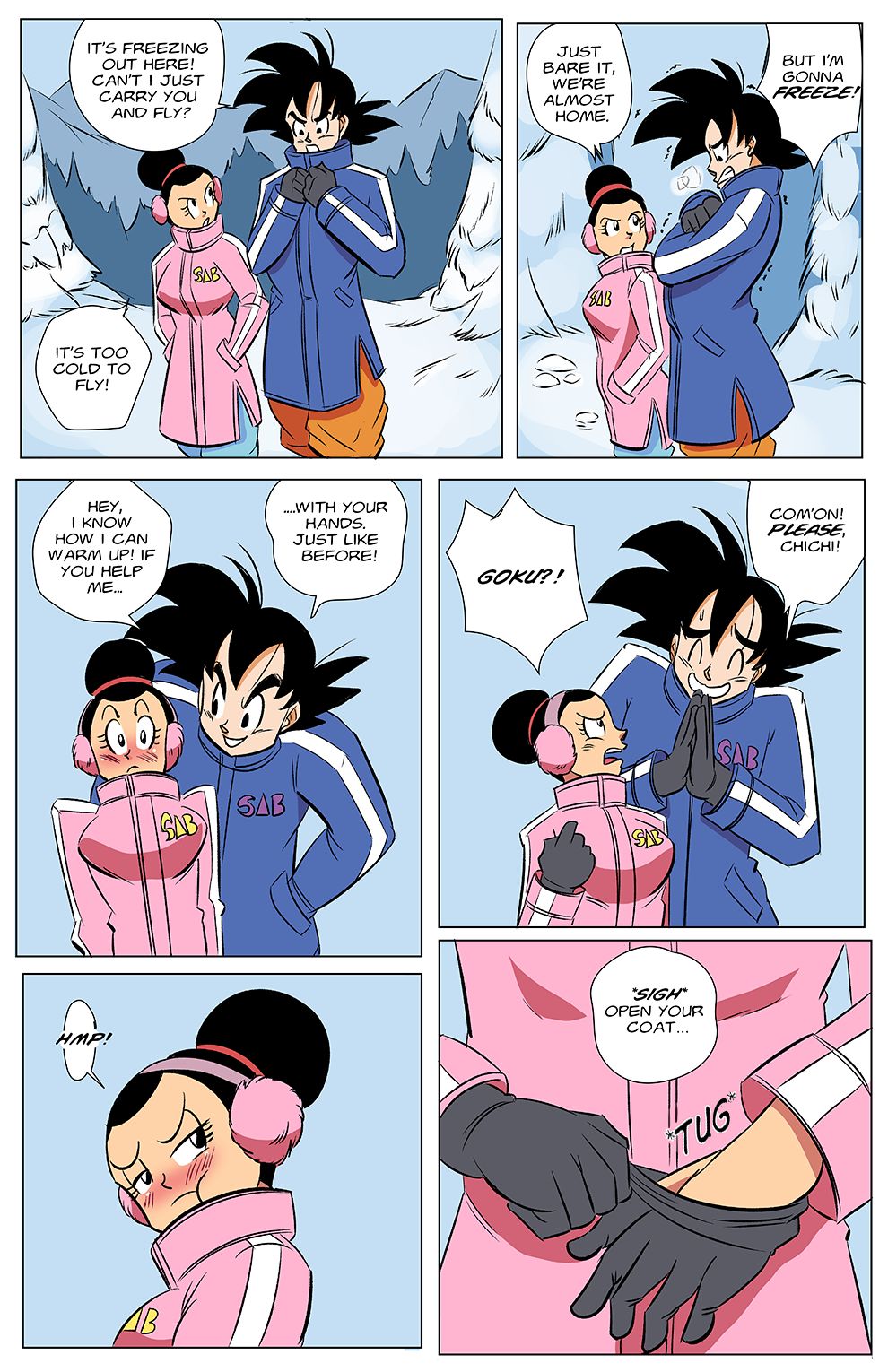 Goku fuck chichi porn comic