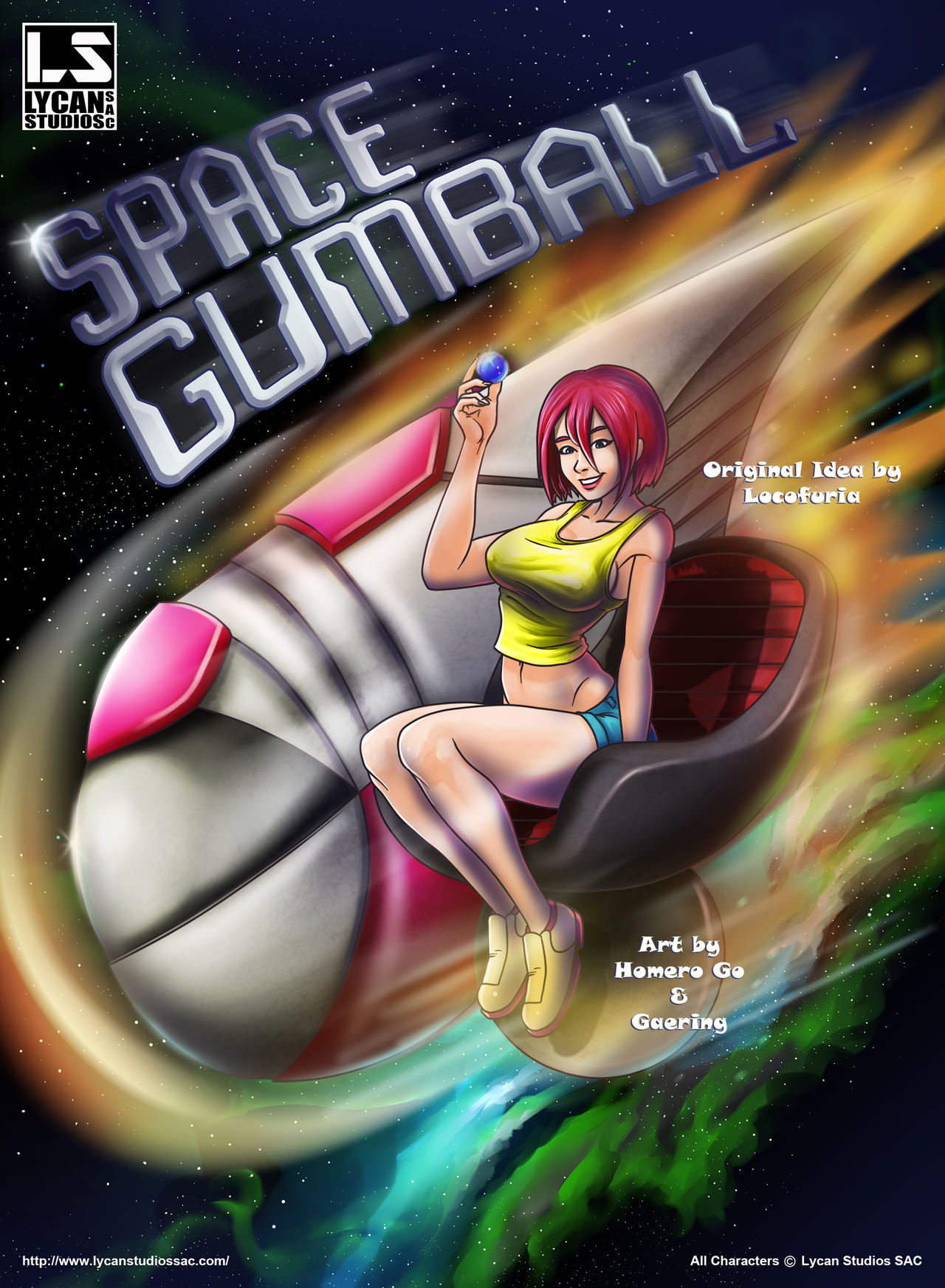 Space Gumball by Locofuria | 18+ Porn Comics