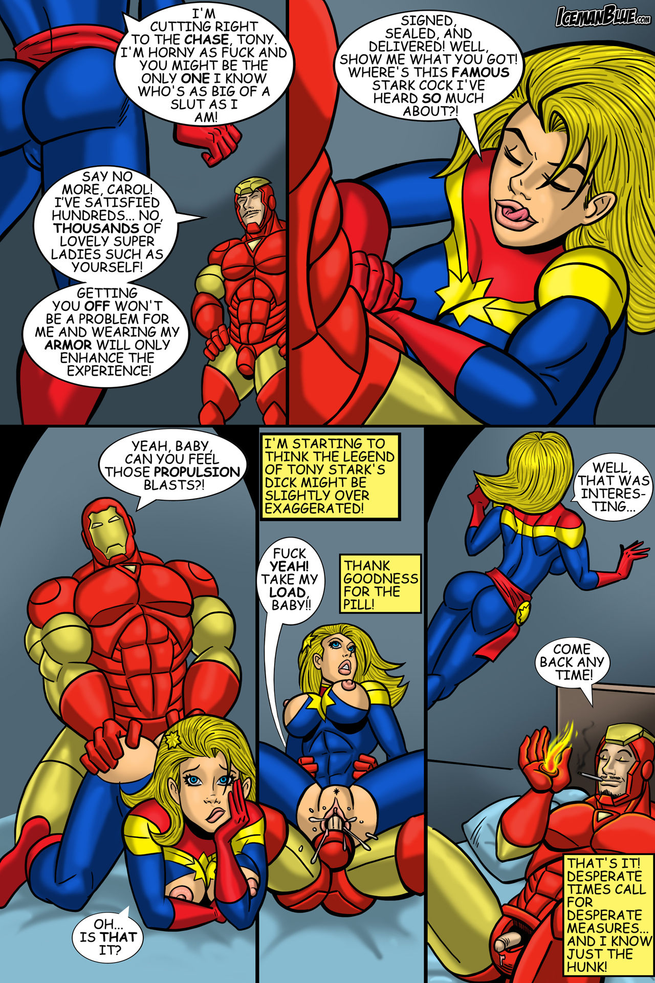 Captain Marvel Porn Comics
