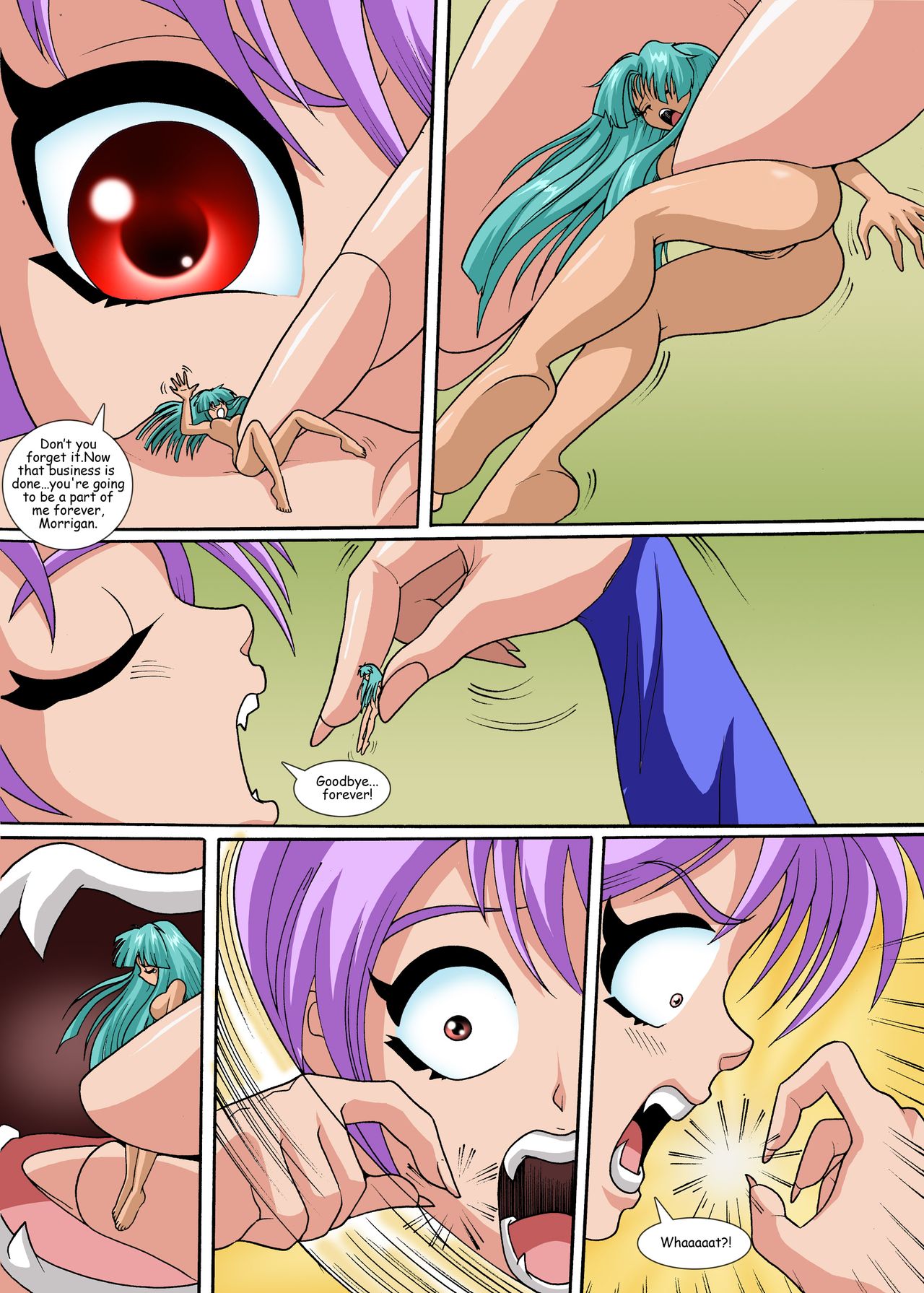 The Shrinking Succubus (Darkstalkers) by Palcomix.