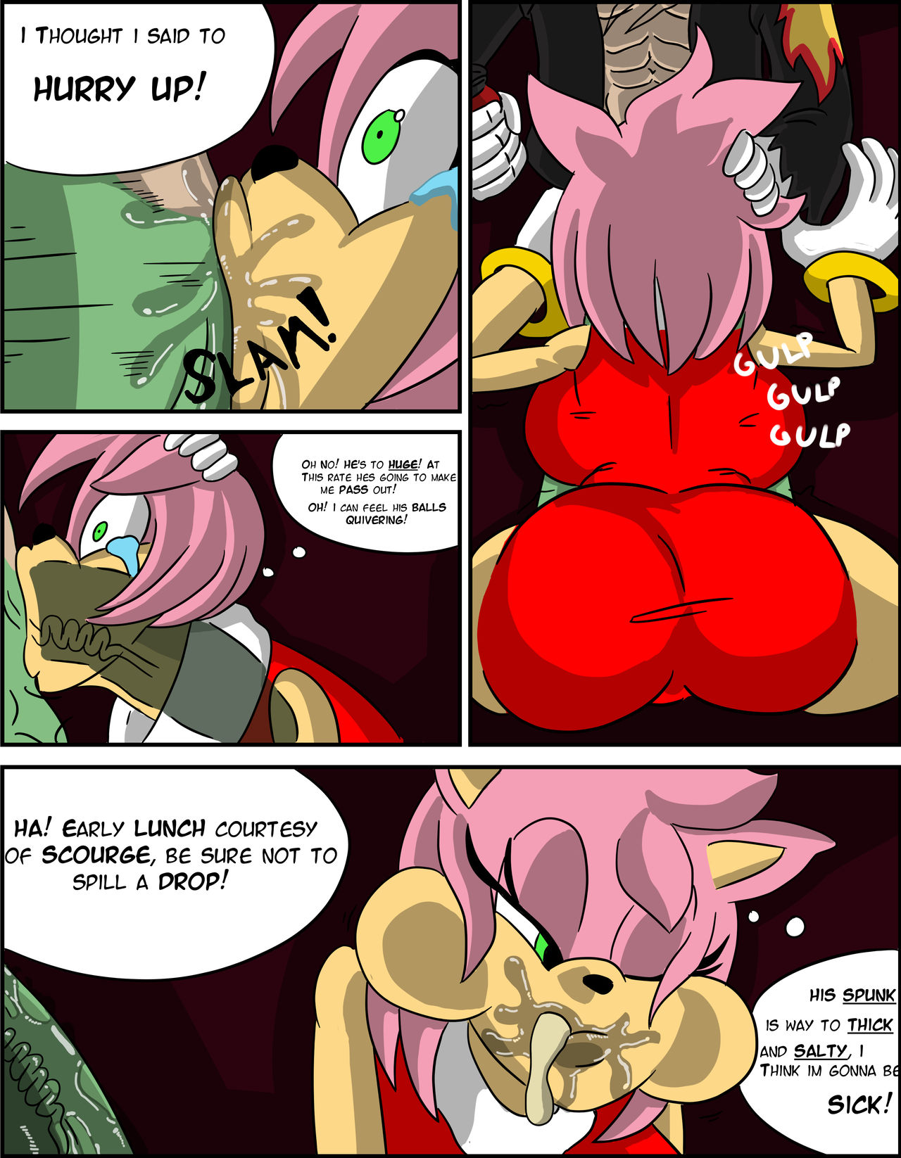 Sonic amy rose porn comic
