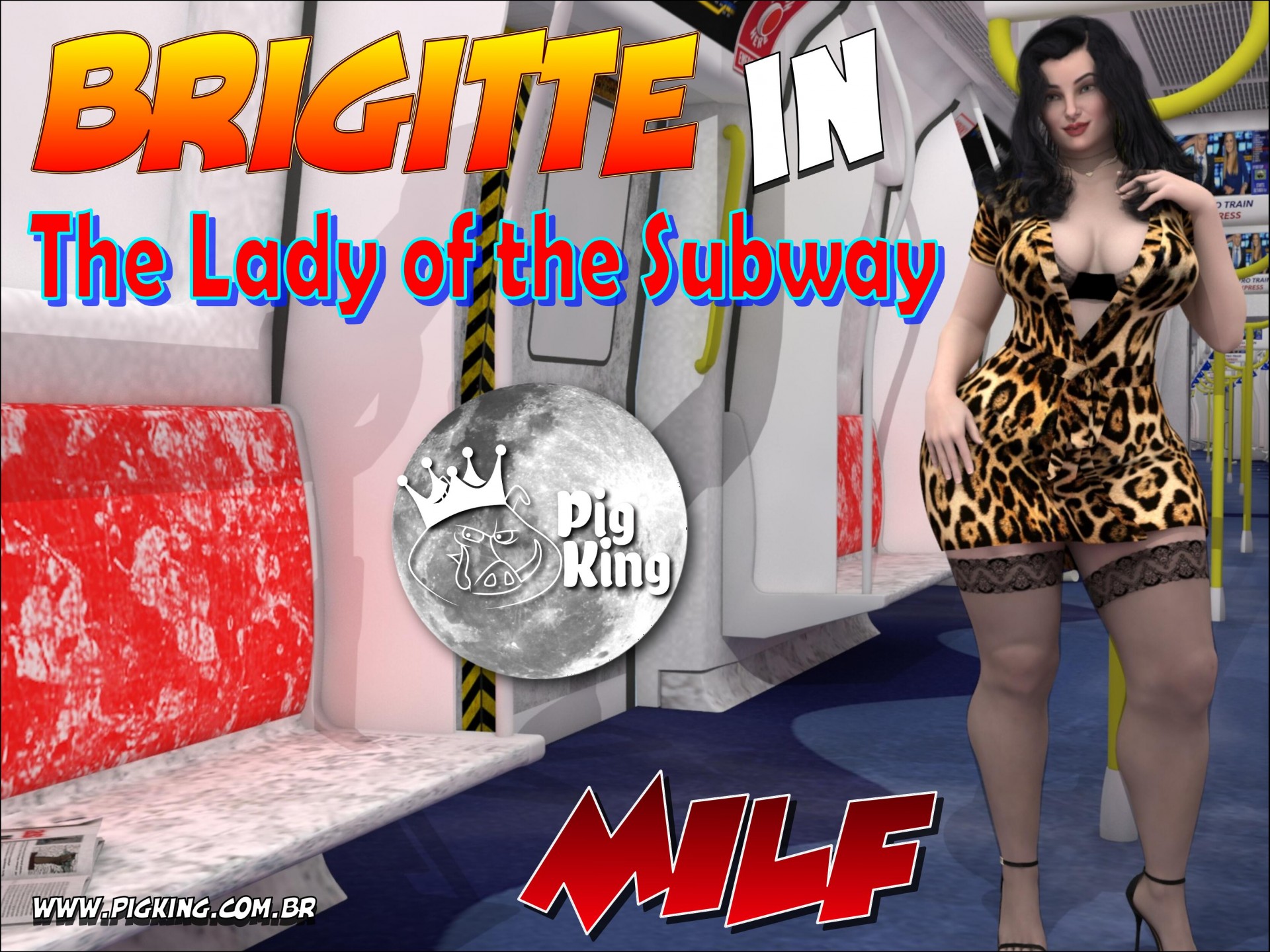 Brigitte in The Lady of the Subway - PigKing Milf | 18+ Porn Comics