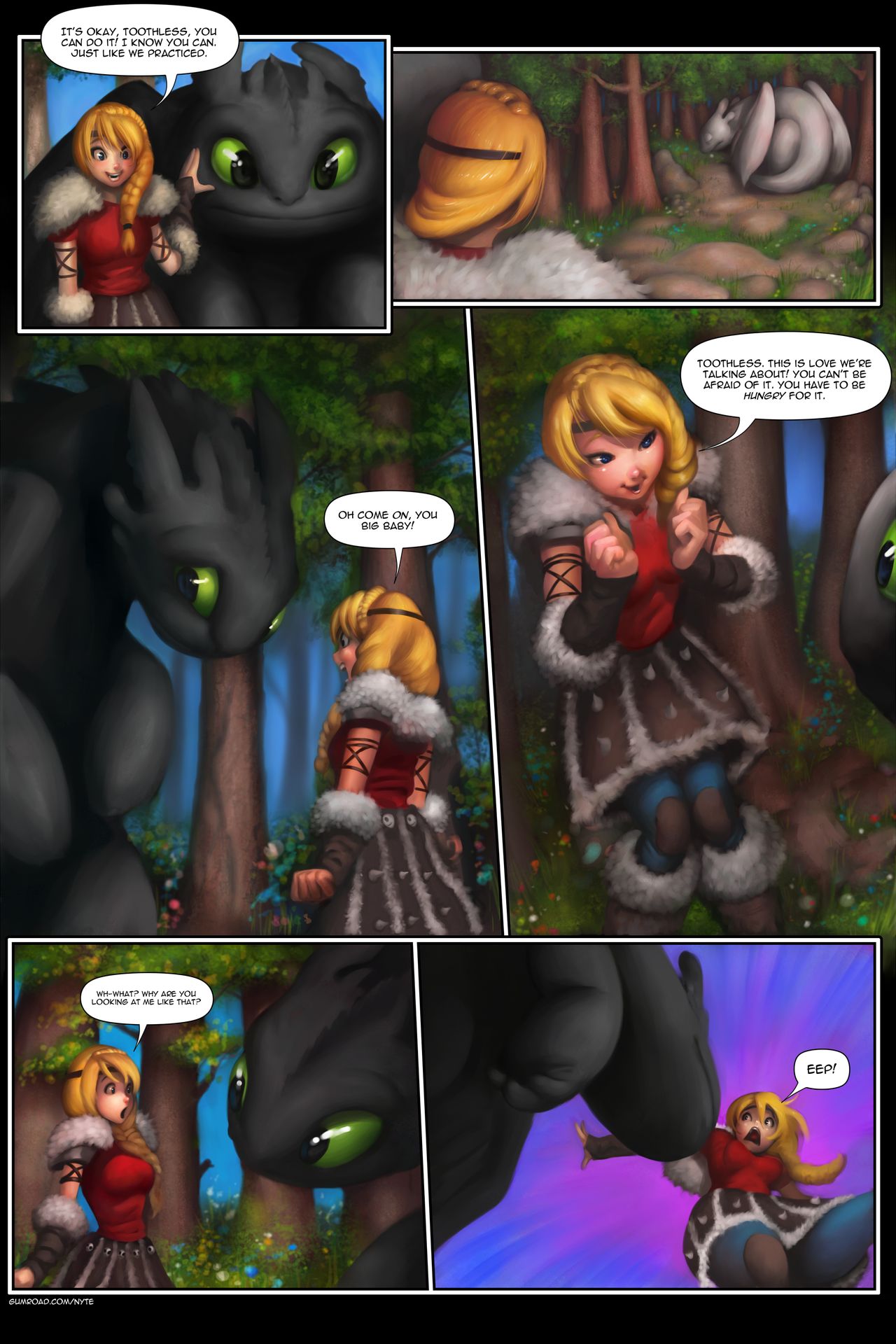 How to train your dragon comics porn