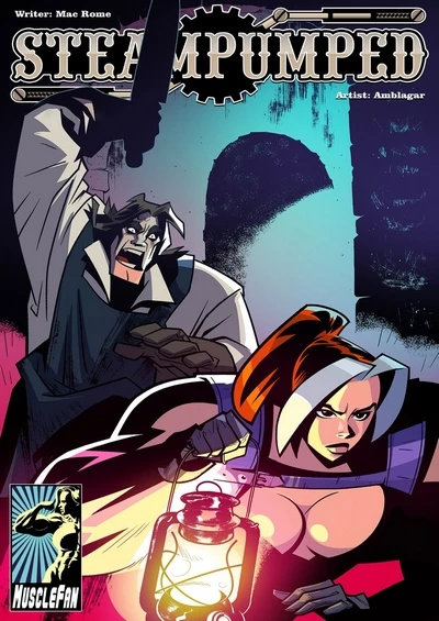 Steampumped Issue 2 by Amblagar (MuscleFan)