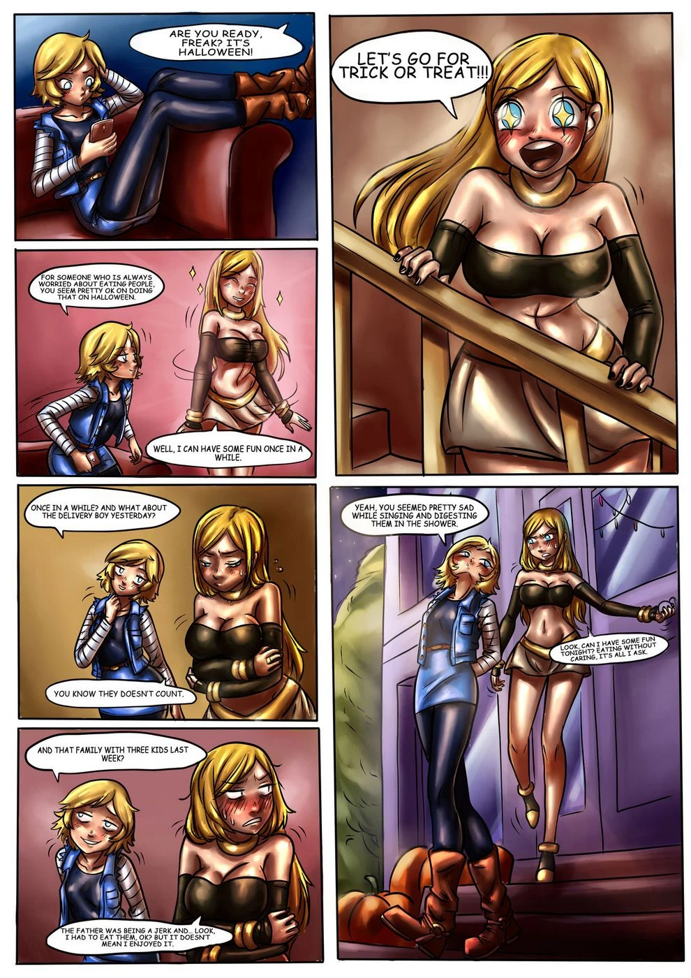 Gabi and emily vore comic