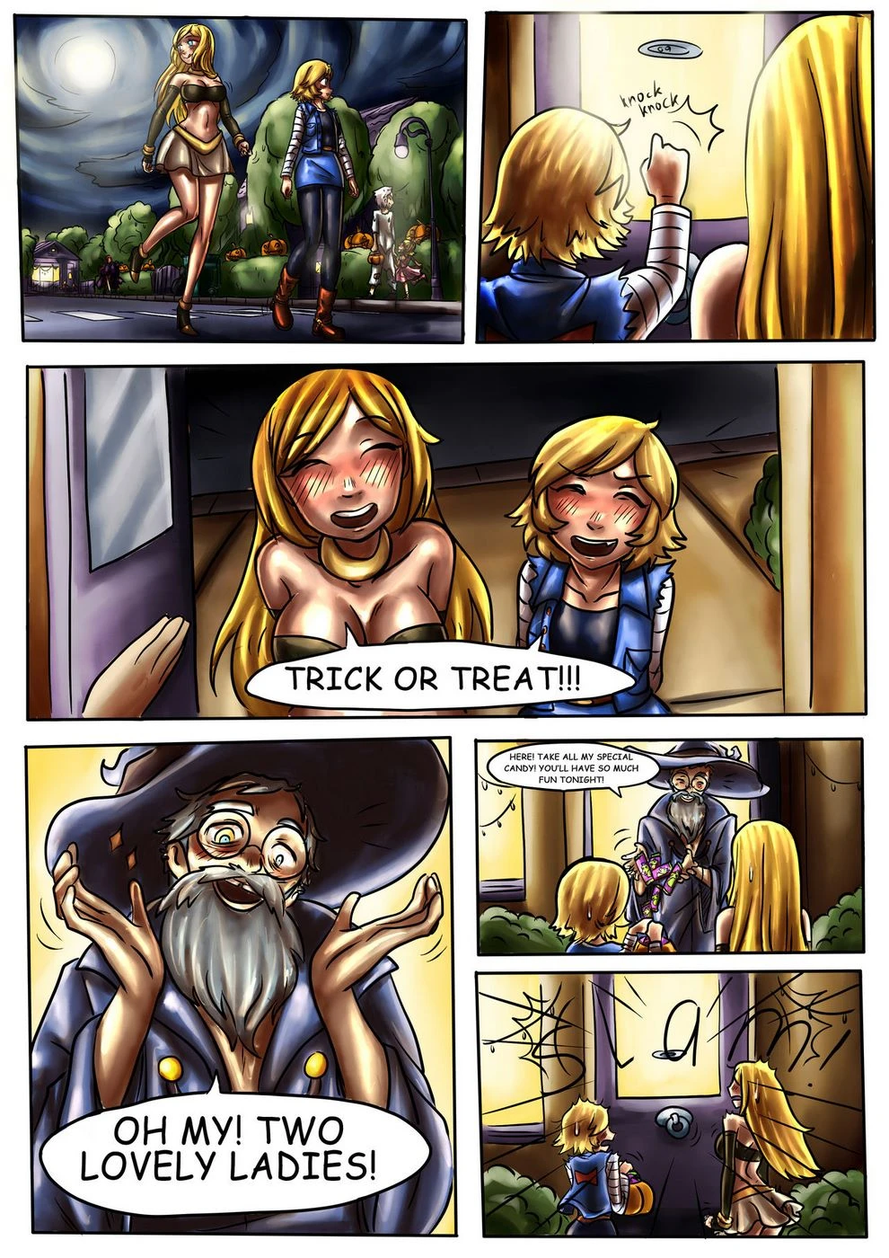 Gabi and Emily Fun in Halloween icudhara