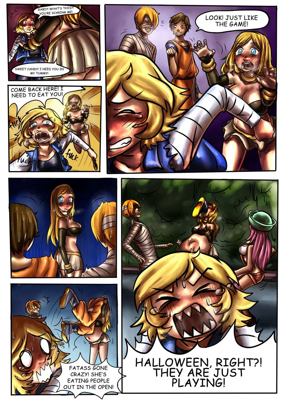 Gabi and Emily Fun in Halloween Icudhara all porn comics