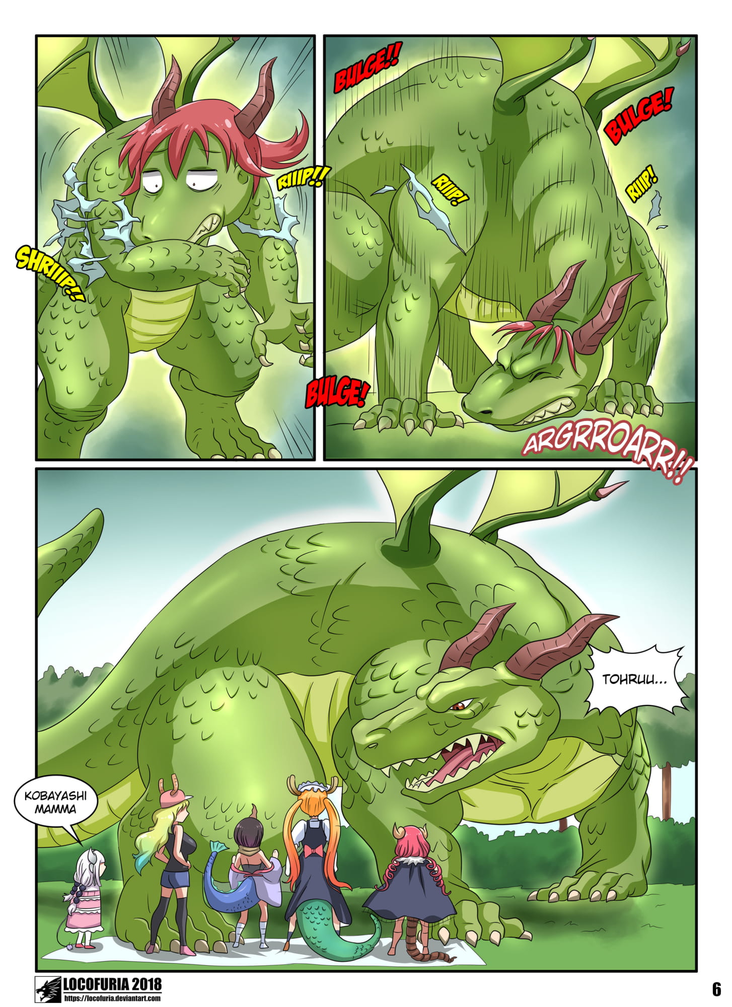 Dragon tales porn comic