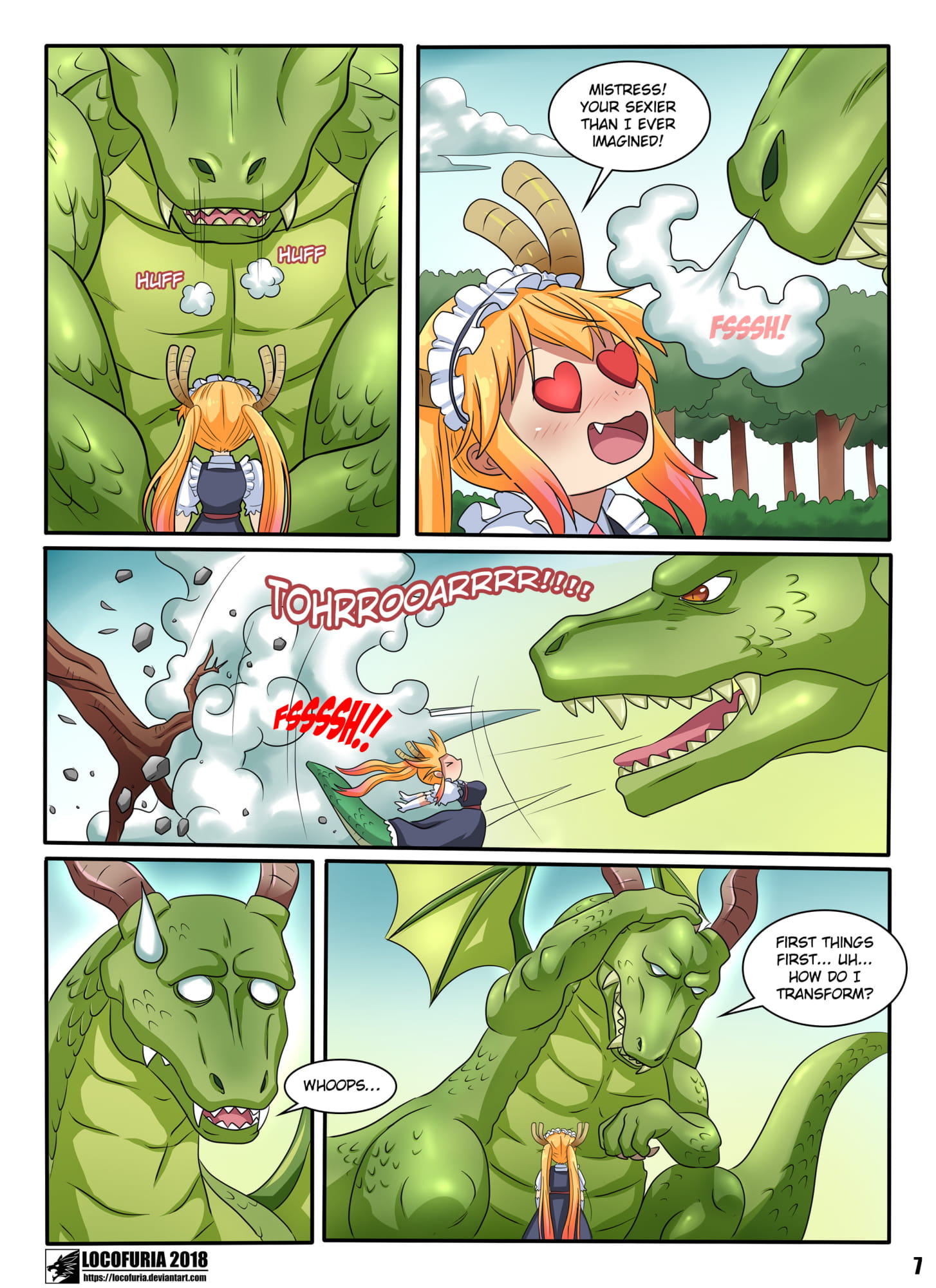 Female dragon transformation porn comics