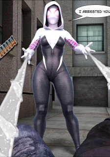 Megaparodies- Spider Gwen X Rhino018
