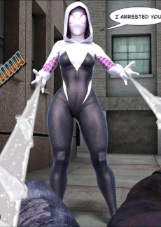 Megaparodies- Spider Gwen X Rhino018