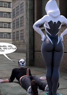 Megaparodies- Spider Gwen X Rhino019