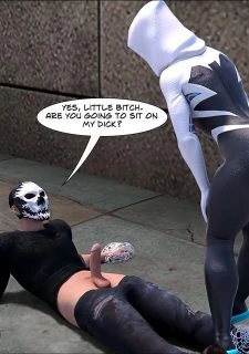 Megaparodies- Spider Gwen X Rhino022