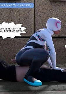 Megaparodies- Spider Gwen X Rhino041