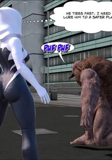 Megaparodies- Spider Gwen X Rhino060