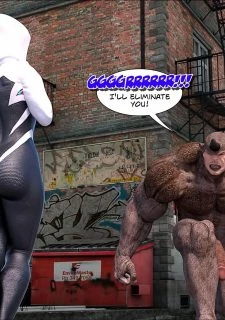 Megaparodies- Spider Gwen X Rhino064