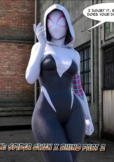 Megaparodies- Spider Gwen X Rhino065