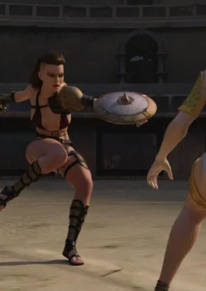Sarubo3d- Elf vs Barbarian (10)