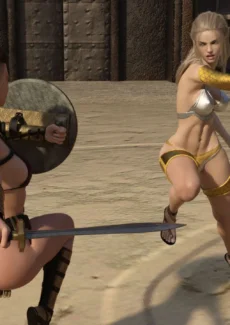 Sarubo3d- Elf vs Barbarian (18)
