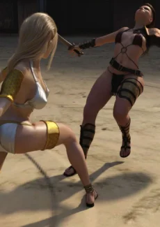 Sarubo3d- Elf vs Barbarian (19)