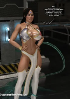 Captured Heroines- Lady Freedom Trapped (5)