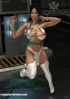 Captured Heroines- Lady Freedom Trapped (6)
