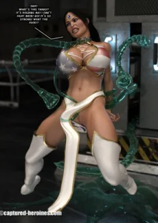 Captured Heroines- Lady Freedom Trapped (7)