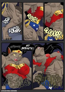 Locofuria – Anthro Wonder Woman vs Werewolf (16)
