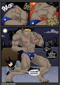 Locofuria – Anthro Wonder Woman vs Werewolf (17)