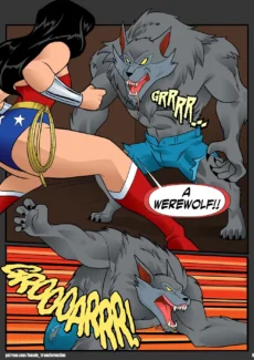 Locofuria – Anthro Wonder Woman vs Werewolf (6)