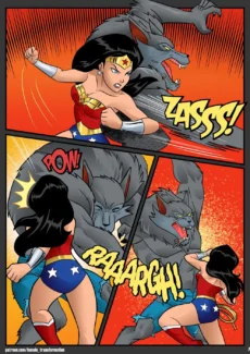 Locofuria – Anthro Wonder Woman vs Werewolf (7)